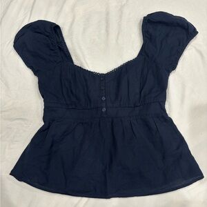 Hollister Y2K Babydoll blouse